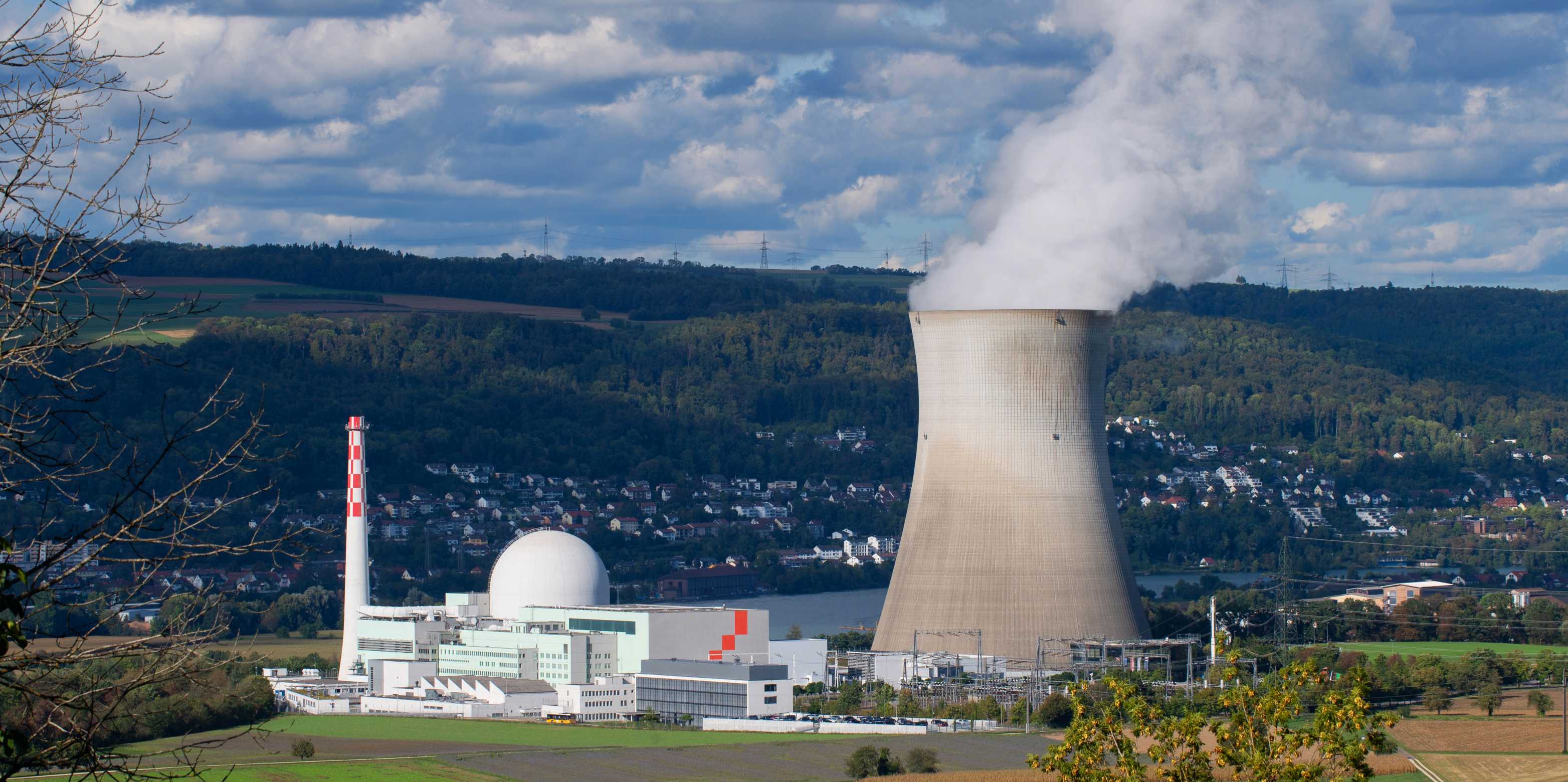 A Swiss nuclear power plant