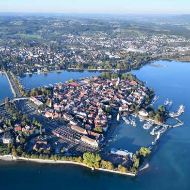 Aerial view of Lindau