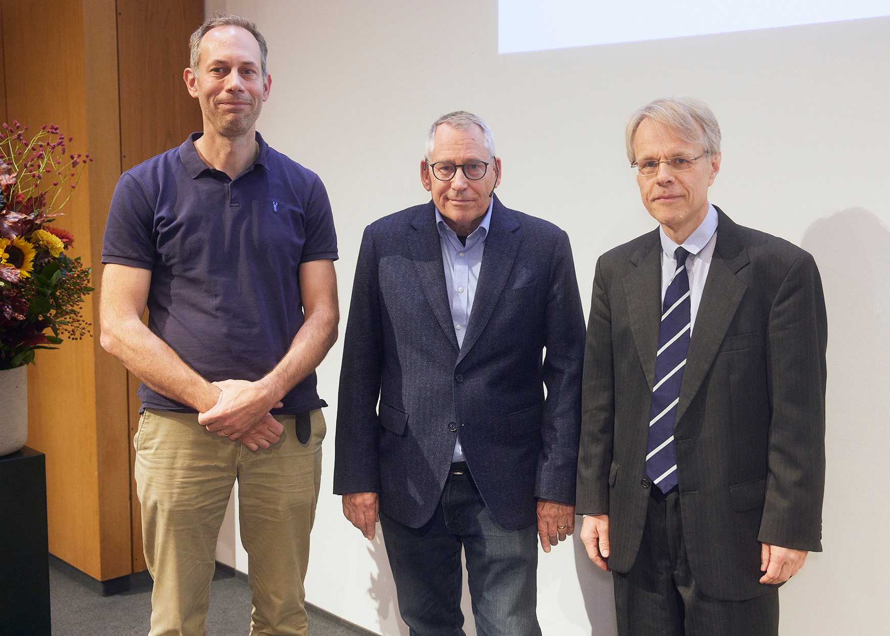 Renato Renner, John Preskill and Matthias Gaberdiel