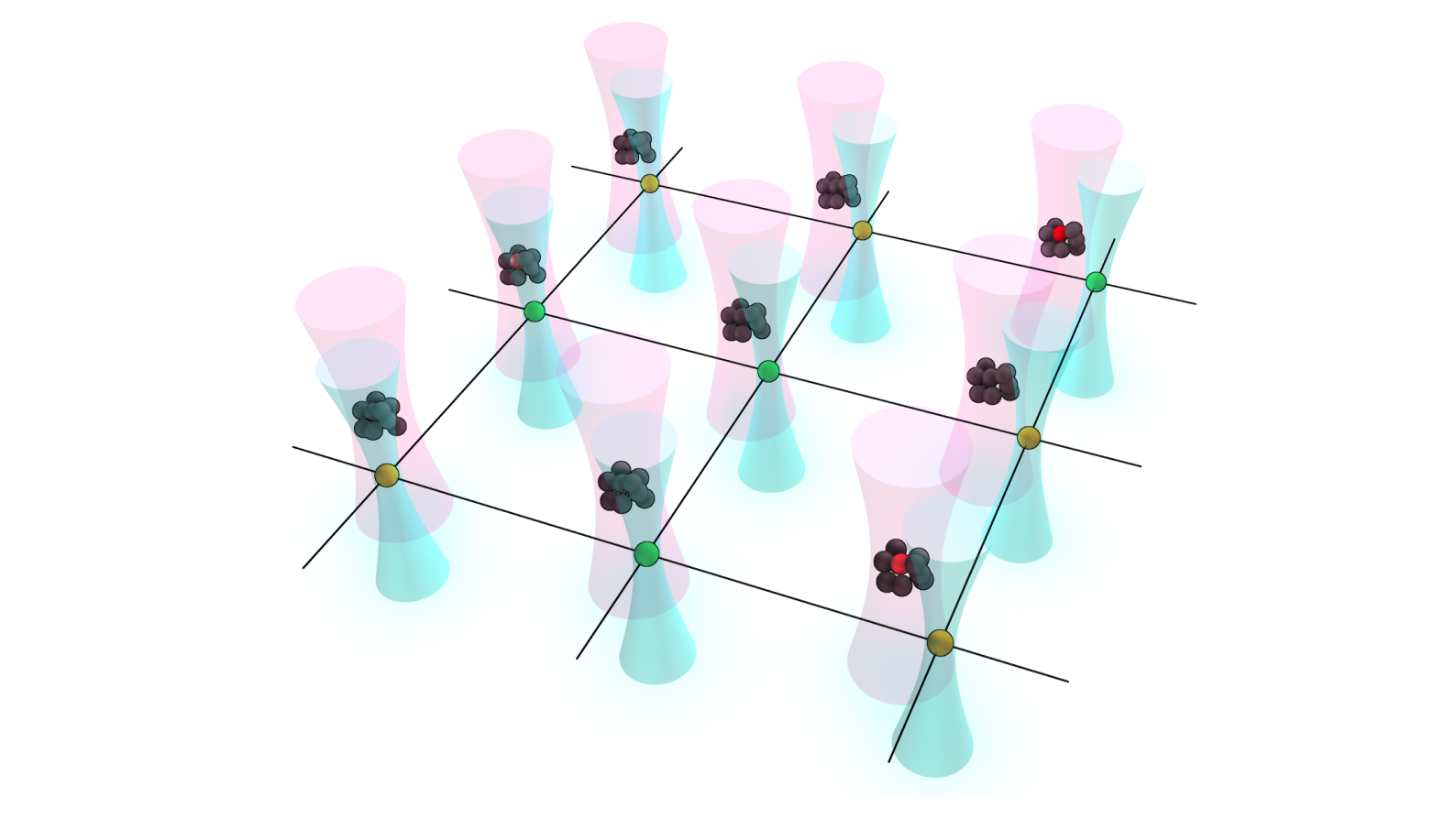 A dual-type, dual-element atom array