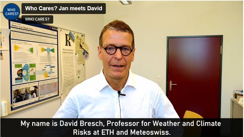 Video interview with David Bresch, Professor of Weather and Climate Risks at ETH Zurich.